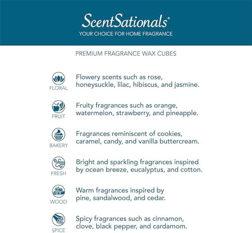 Scentsationals Wax Cubes Strong Scent - Honeysuckle Pineapple