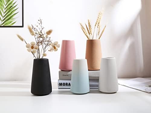 Small Pink Ceramic Vase - Modern Home Decor
