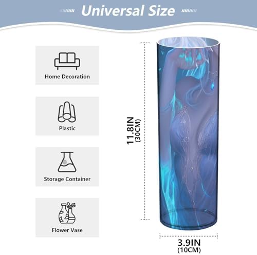 Fantasy Plastic Flower Vase 118 x 39 Inch Decorative