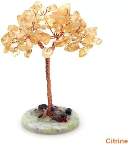 Natural Crystal Money Tree with Quartz Base