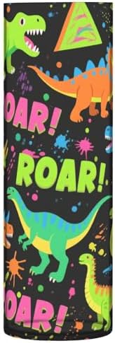Roaring Dino Black Fluorescent Green Plastic Candle Vase 118 x 39 Inch