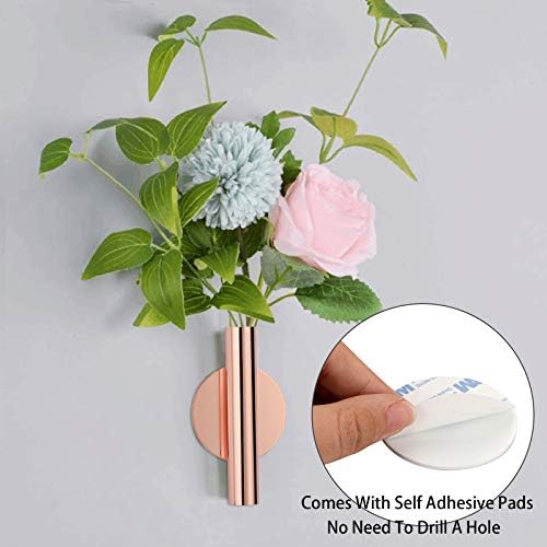 JUXYES Pack of 2 Wall Flower Vase Tubes