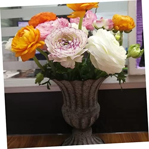 Elegant Dried Flower Vase Wrought Iron Flowerpot for Home and Garden