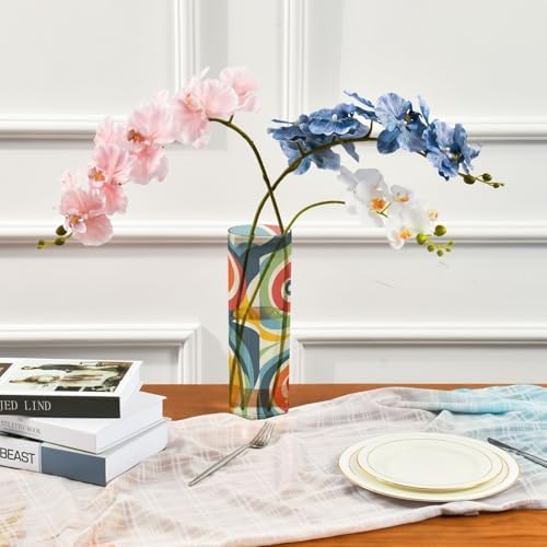 Abstract Colorful Spiral Plastic Candle Holder