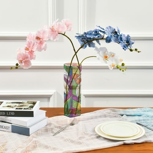 Easter Lily Happy Easter Plastic Flower Vase Decor