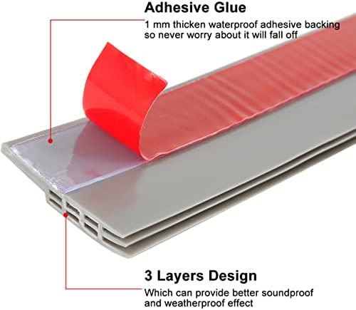 KMUXEJ 39x2 Inch Door Draft Stopper with Self-Adhesive Seal