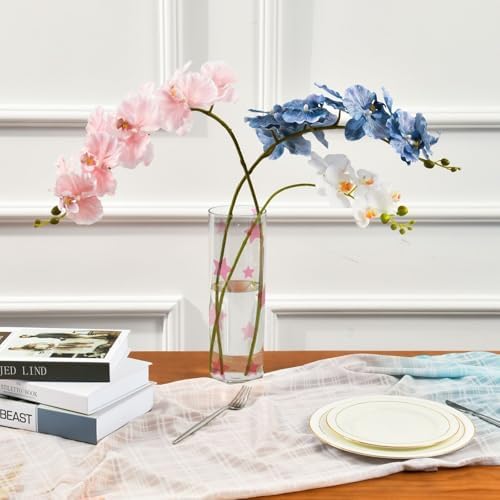 Pink Star Plastic Flower Vase 118 x 39 Inch Decorative