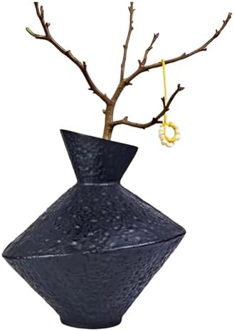 Cast Iron Decorative Vase 886 H Black