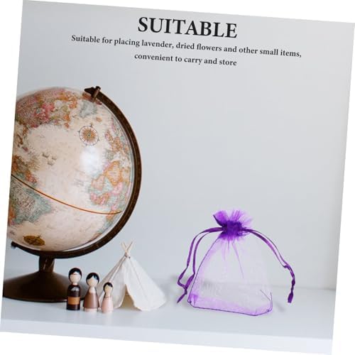 STOBAZA 500pcs Lavender Sachet Bags for Storage and Gifting