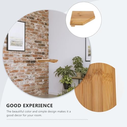 DECHOUS 55 Inch Rustic Corner Floating Shelf