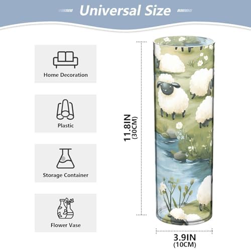 Cartoon Sheep Vase Floating Candle Holder 118 x 39 Inch