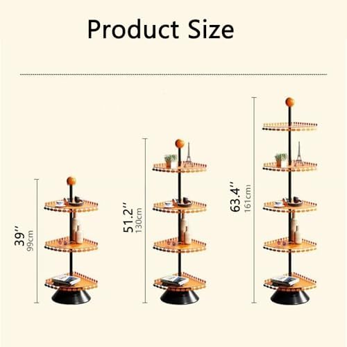 Multi-Layer Corner Shelf with Heart Decorations