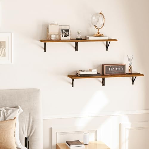 HOOBRO Floating Shelves Set of 2 30 Inch Wall Shelf