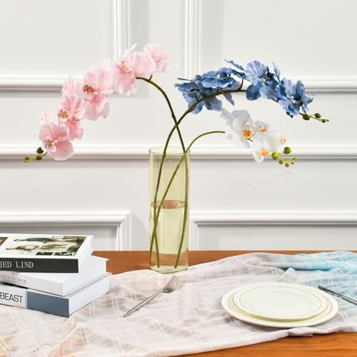 Custom Light Yellow Vase for Centerpieces and Bookshelf Decor