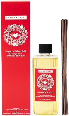 Claire Burke Reed Diffuser Refill Kit Apple Jack and Peel Scent