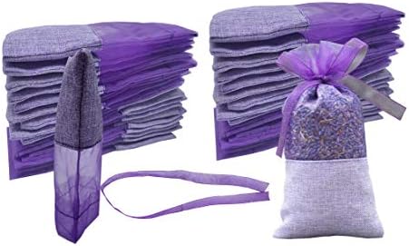 Sanrich 50PCS Lavender Sachet Bags Empty