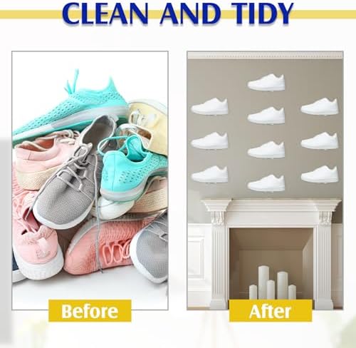 Treela 20 Pack Floating Shoe Shelves for Wall Display