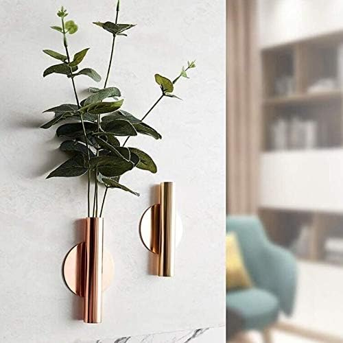 JUXYES Pack of 2 Wall Flower Vase Tubes