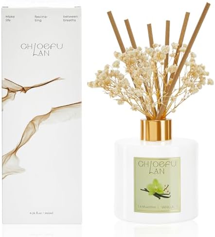 Chloefu LAN Vanilla Reed Diffuser Set 7oz