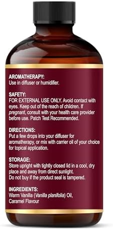 Majestic Pure Vanilla Caramel Drizzle Premium Oil 4 Fl Oz
