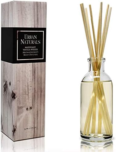 Urban Naturals Mahogany Vanilla Reed Diffuser Refill Bundle
