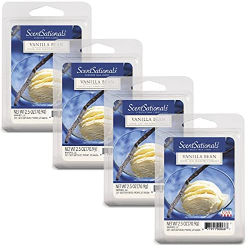 Scentsationals Scented Wax Cubes Vanilla Bean 10oz 24-Cubes