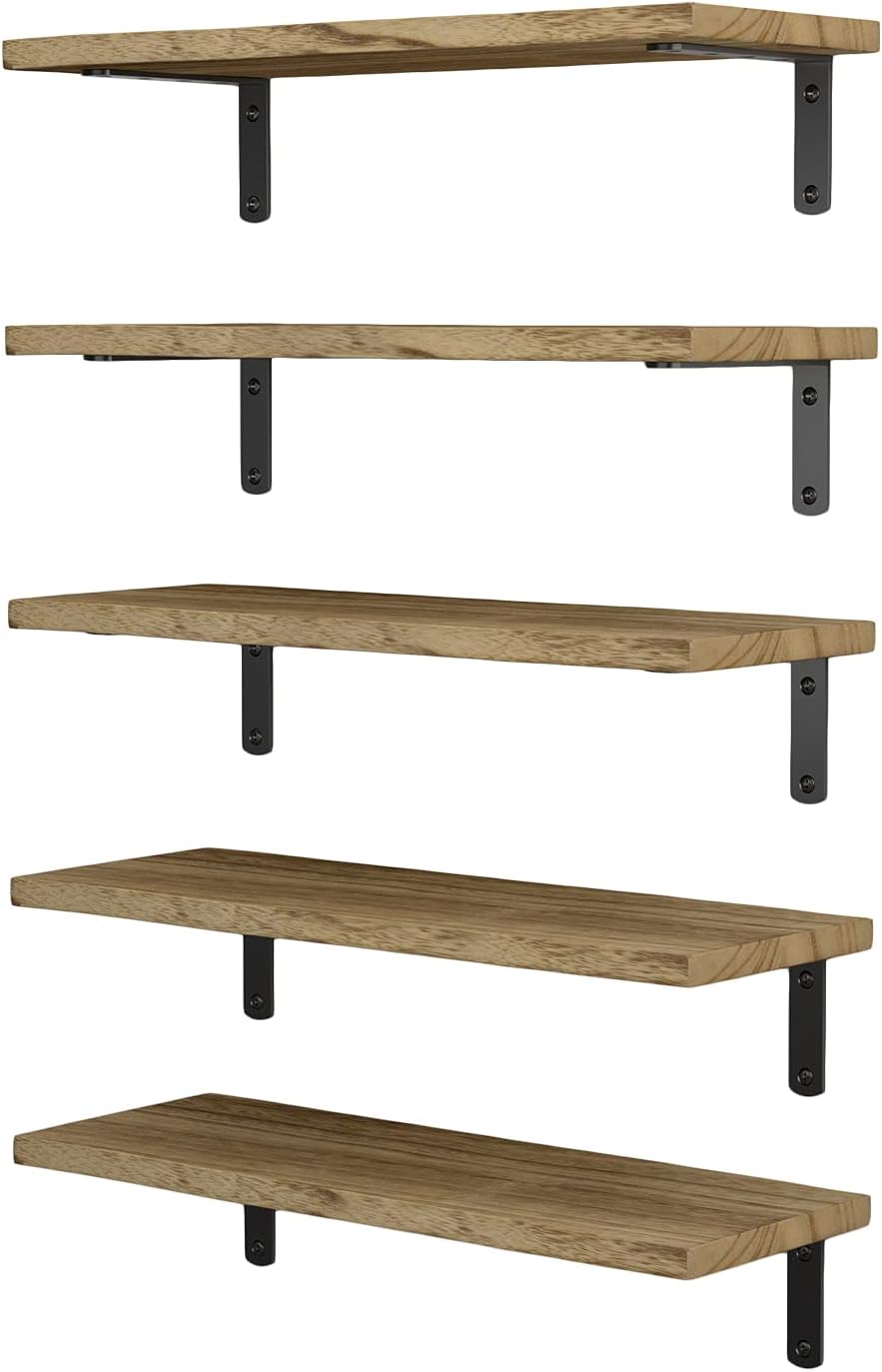 Wallniture Palma Floating Shelves Set of 5