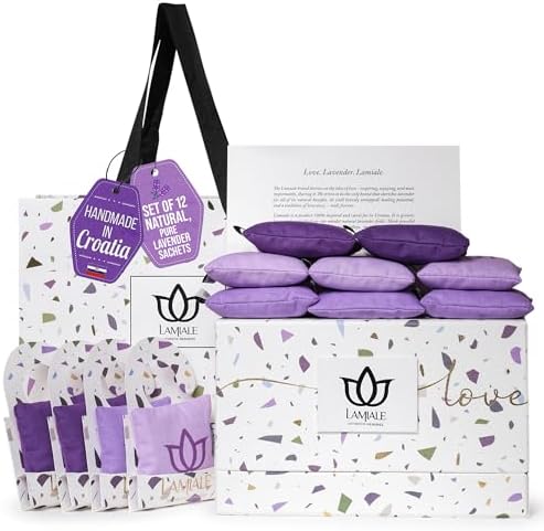 Croatian Lavender Scented Sachets for Drawers and Closets 12 Handmade