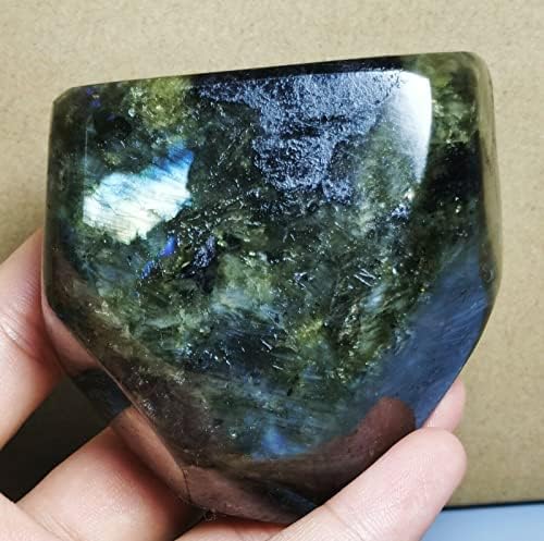 NOVAGEM Blue Flash Labradorite Reiki Stone with Spectrolite