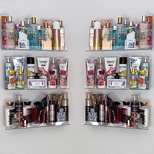 ECOSEAO Floating Shelves Set of 6 for Home Display