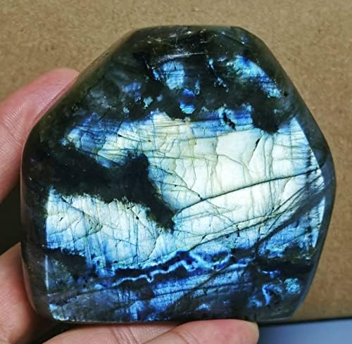 NOVAGEM Blue Flash Labradorite Reiki Stone with Spectrolite