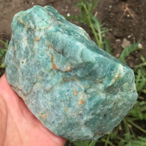 Natural Crystal Amazonite Stone for Home Decor and Healing