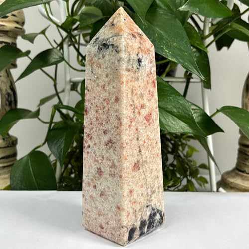 Natural Sunstone Crystal Obelisk Tower - RPO436