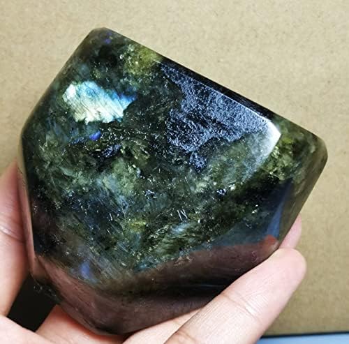 NOVAGEM Blue Flash Labradorite Reiki Stone with Spectrolite