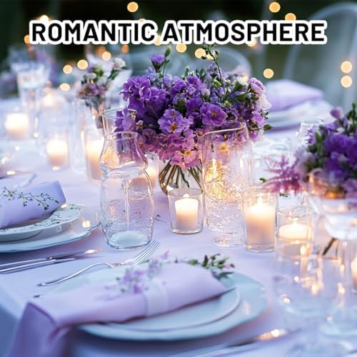 6 Pcs Glass Cylinder Vase for Party Centerpieces