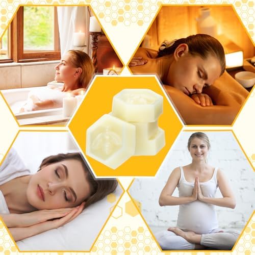24 Pcs Natural Beeswax Scented Wax Melts Variety Pack