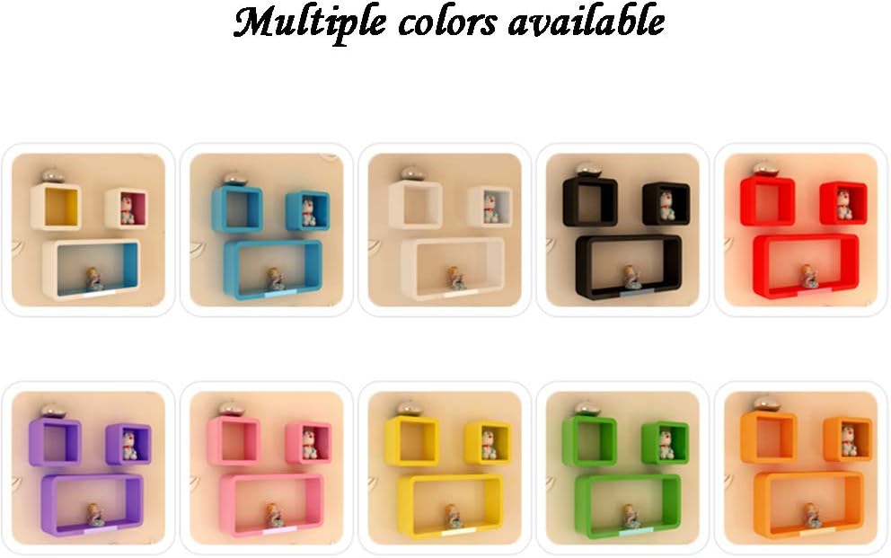 LIANGLIANG Floating Wall Shelf Creative Cube Display Stand