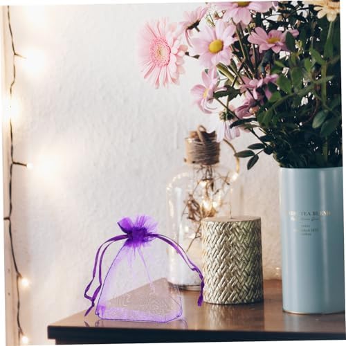 STOBAZA 500pcs Lavender Sachet Bags for Storage and Gifting