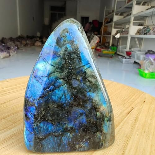 KatLin Natural Elongated Moonstone Crystal Quartz Ornament