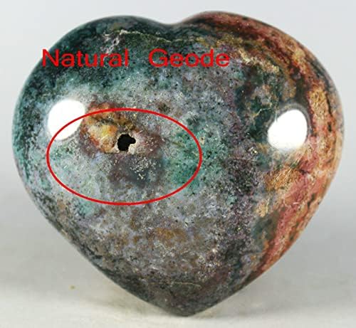 Ocean Jasper Agate Heart Reiki Stone Collection