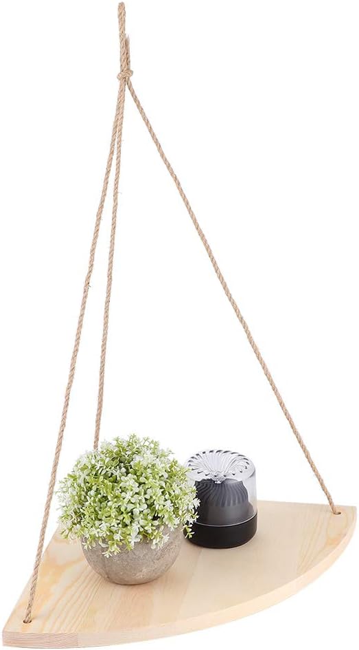 Joyzan Triangle Corner Shelf Wall Decor Organizer