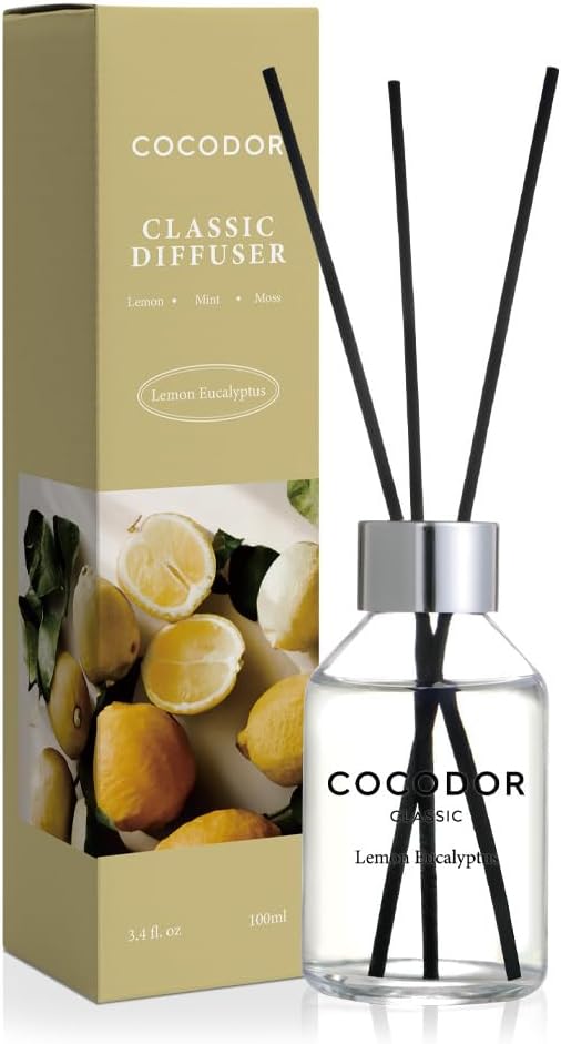 Cocodor Classic Reed Diffuser Lemon Eucalyptus 34oz 1 Pack