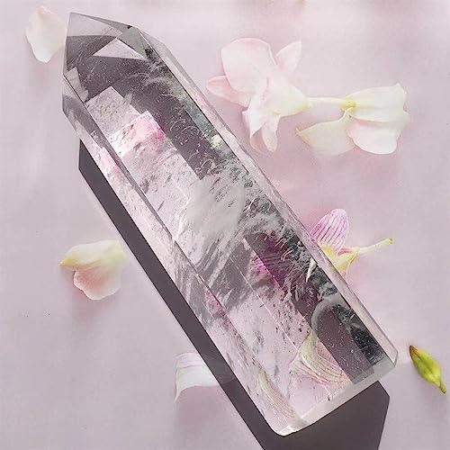 KatLin Natural White Crystal Scepter Reiki Healing Ornament