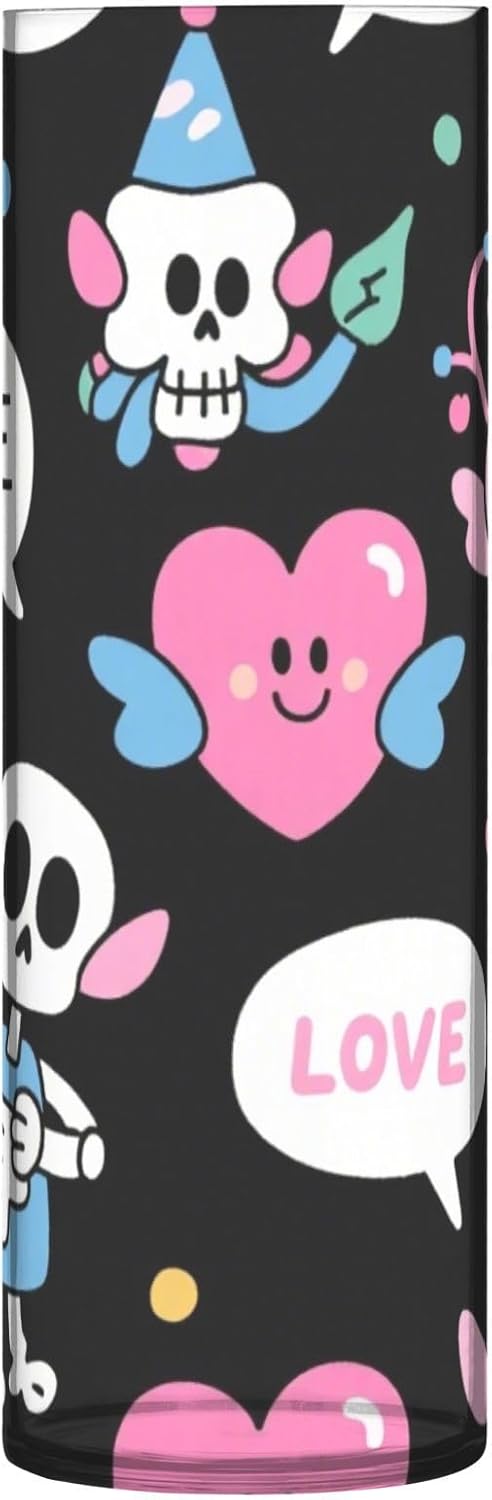 Sanluoli Cartoon Graffiti Plastic Hurricane Candle Holder