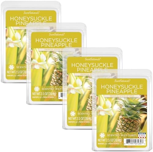Scentsationals Wax Cubes Strong Scent - Honeysuckle Pineapple