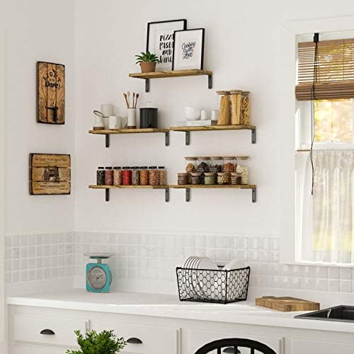 Wallniture Palma Floating Shelves Set of 5