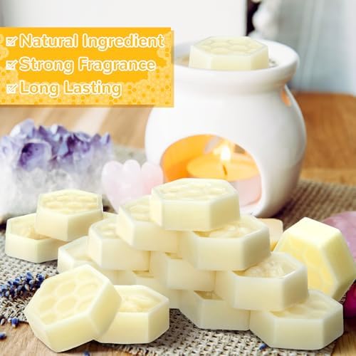 24 Pcs Natural Beeswax Scented Wax Melts Variety Pack