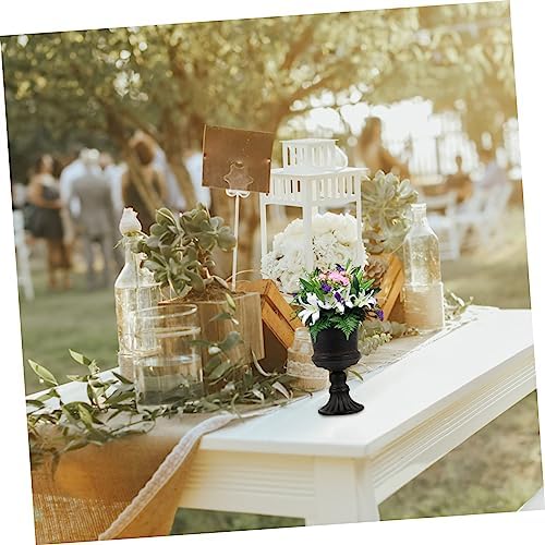Cabilock 1 Pc Metal Flower Vase for Floral Arrangements