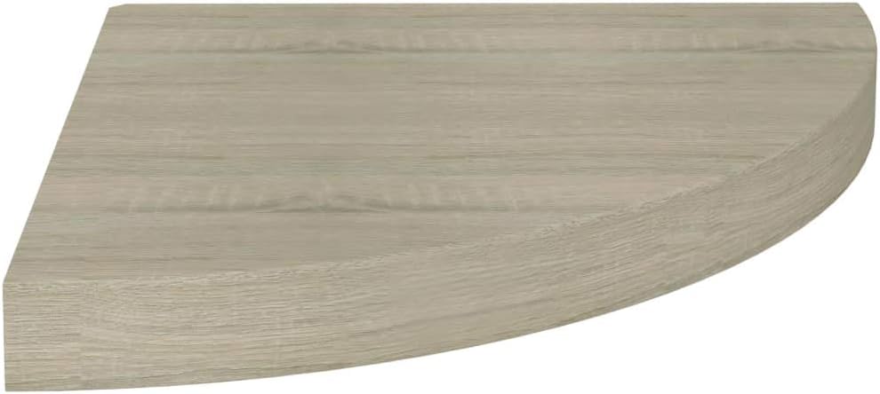 Floating Corner Shelf Oak 138x138x15 MDF