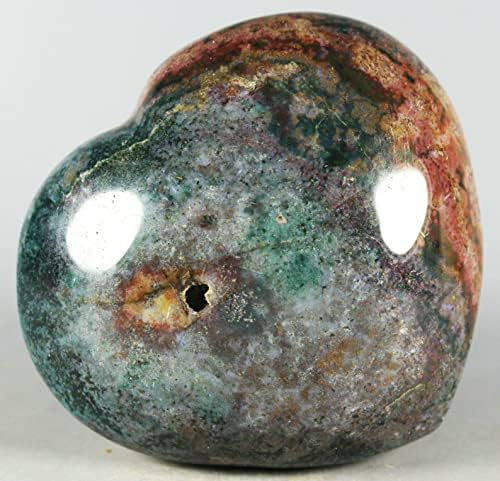 Ocean Jasper Agate Heart Reiki Stone Collection